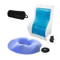 Cojín Lumbar y Cojín Dona Gel Tech  Regalo Cojín Cervical Teraflex