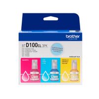 KIT DE TINTA BROTHER COLOR CIAN, MAGENTA, AMARILLO 5000 PAGINAS PARA T230/ T430W P/N: BTD100CL3PK