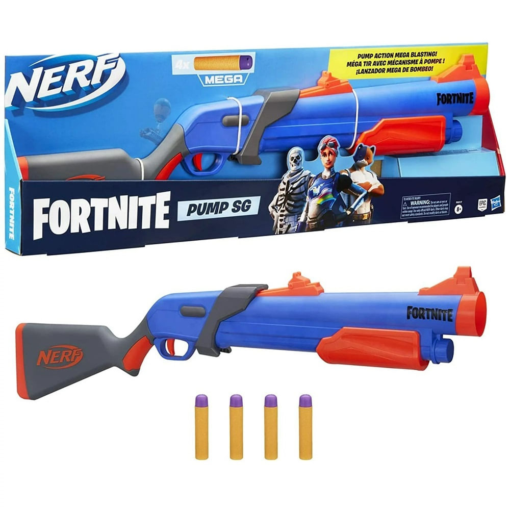 Lanzador Nerf Fortnite Pump SG Lanzador Mega de Bombeo