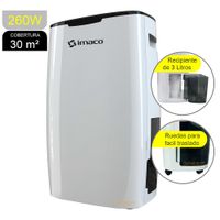 Deshumedecedor Digital IMACO DHE15 3Lts