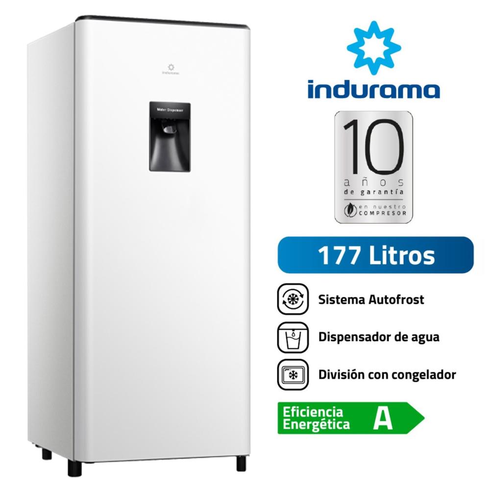 Refrigeradora INDURAMA 177L Auto Frost RI-289DBL Blanco