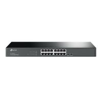 SWITCH TP-LINK TL-SG1016 GIGABIT RACKIMOUNT 16 PUERTOS RJ45 10/100/1000 - P/N: TL-SG1016