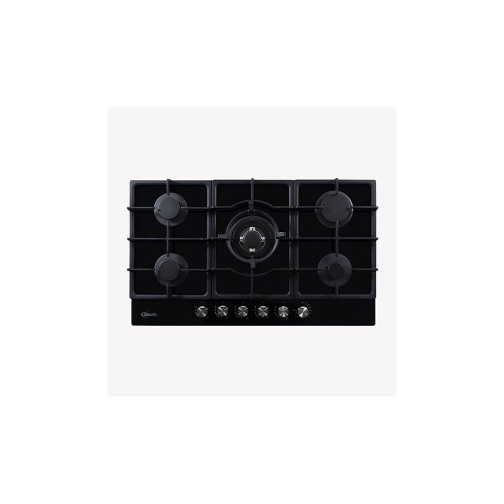 Cocina Klimatic Empotrable a Gas con 5 Quemadores Trevi 90 Negro