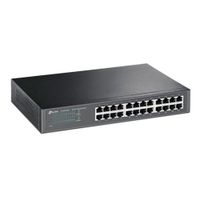 SWITCH TP-LINK TL-SG1024D V10.0 24 PUERTOS GIGABIT 10/100/1000MBPS, MOTANBLE EN RACK P/N: TLSG1024D