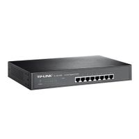 SWITCH TP-LINK TL-SG1008 8 PUERTOS GIGABIT 10/100/1000MBPS NEGRO  P/N: TL-SG1008