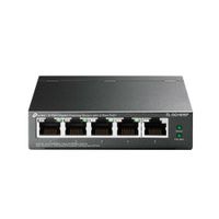 SWITCH TP-LINK TL-SG1005P 5 PUERTOS GIGABIT 10/100/1000MBPS (4 POE+ 65W 250METROS) P/N: TL-SG1005P