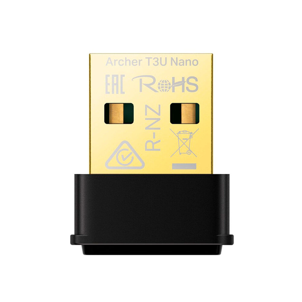 ADAPTADOR INALAMBRICO TP-LINK ARCHER T3U NANO DUAL BAND P/N: ARCHER T3U NANO