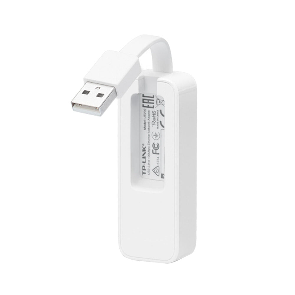 ADAPTADOR DE RED TP-LINK USB 2.0 A RJ45 ETHERNET UE200 P/N: TL-UE200