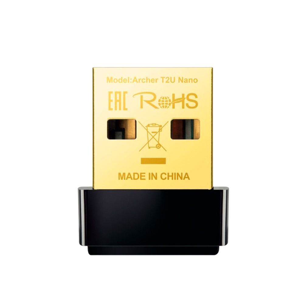 ADAPTADOR INALAMBRICO TP-LINK ARCHER T2U V1 NANO P/N:ARCHER T2U NANO