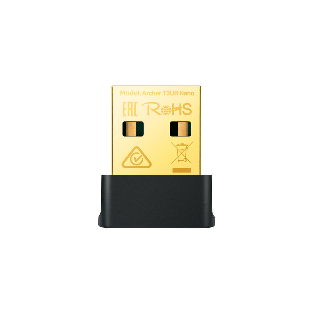 ADAPTADOR INALAMBRICO TP-LINK ARCHER T2UB AC600 P/N:ARCHER T2UB NANO