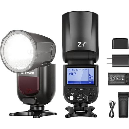 Flash NEEWER Z1-S Per Sony - Rotondo, TTL, 76W, Batteria Litio 2600mAh - Foto 4