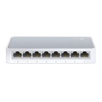SWITCH TP-LINK TL-SF1008D 8 PUERTOS LAN 10/100MBPS COLOR NEGRO P/N: TLSF1008D