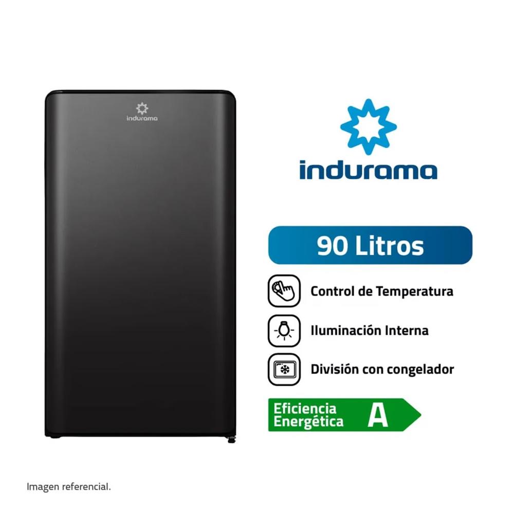 Frigobar Clásico 90 Lts Defrost Indurama RI-109N Negro