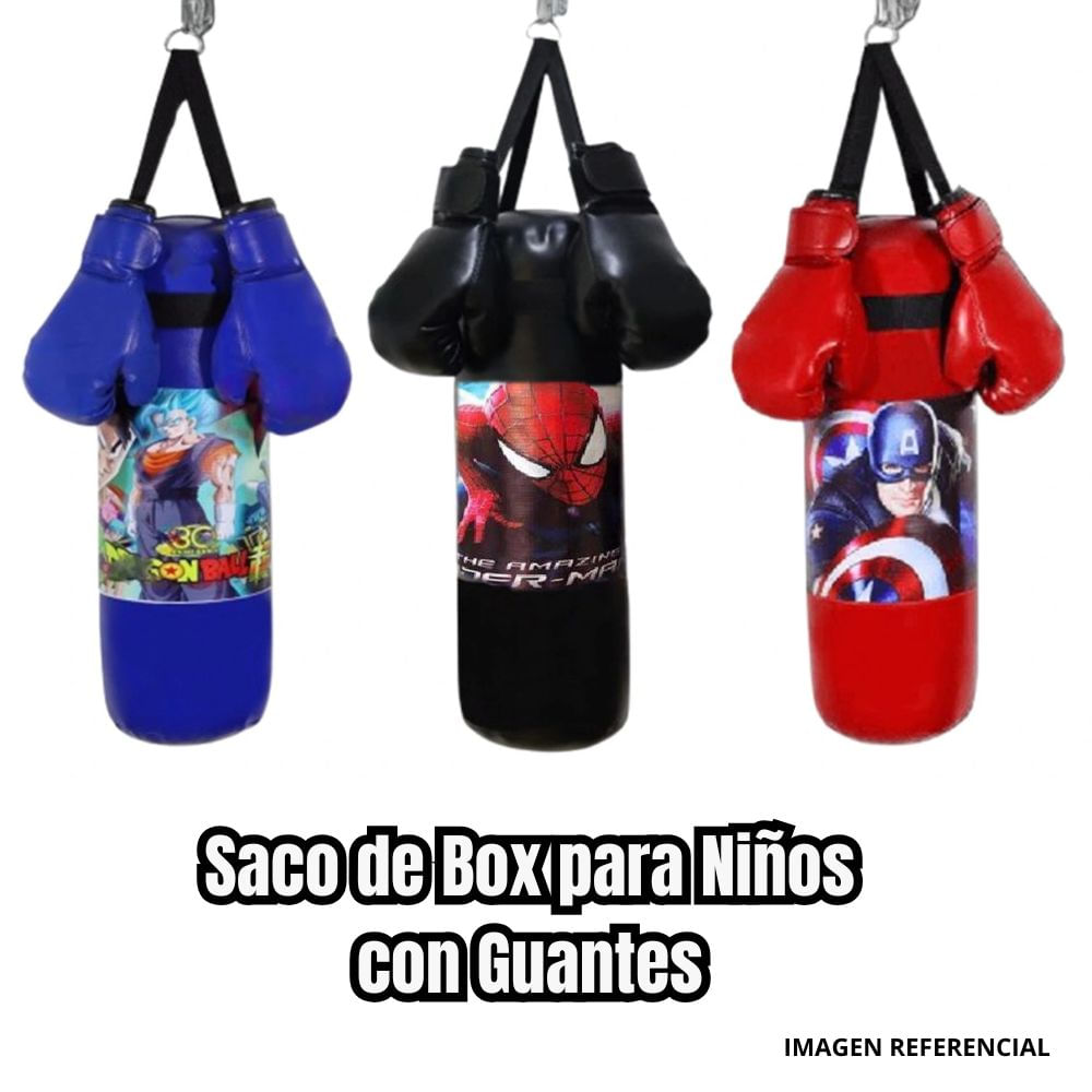 Saco De Box Para Niños con Guantes De Box