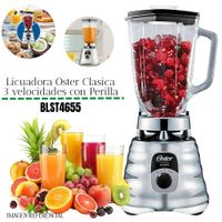 LICUADORA CLASICA OSTER DE 3 VELOCIDADES BLST4655 - CROMADO