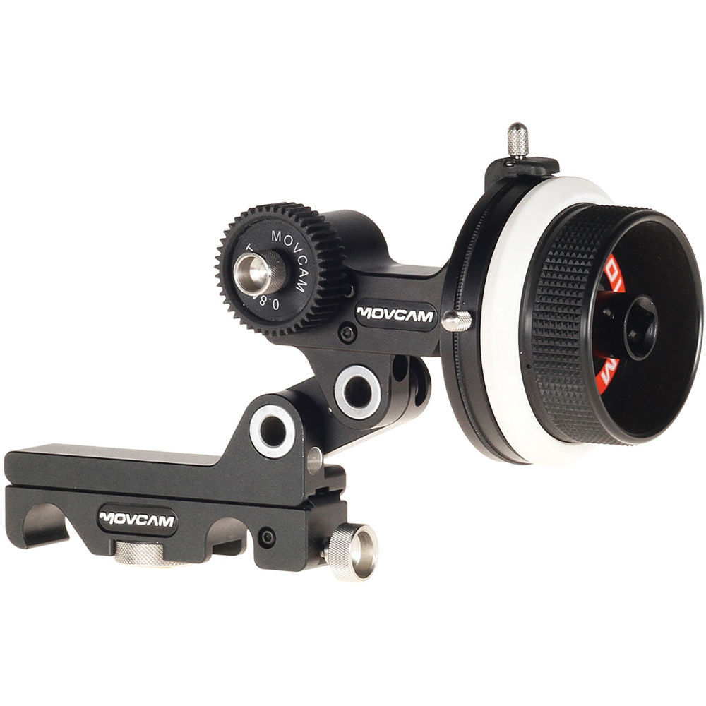 Movcam Mini Follow Focus MF-1 para DSLRs y Camcorders - Sistema de Bloqueo Variable, Engranaje de .0