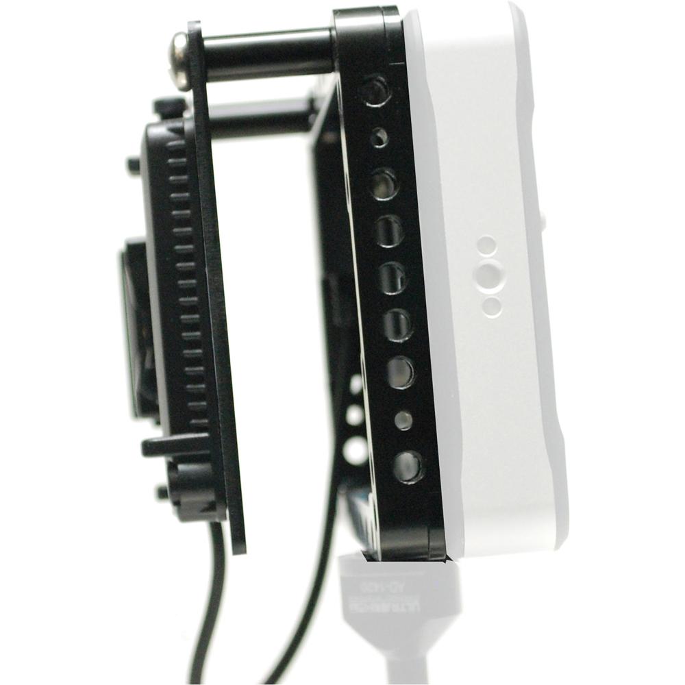 Nebtek Power Cage con Adaptador de Batería para Monitor SmallHD 702 (Montura V) - Construcción de Al