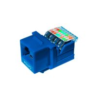 JACK RJ-45 DIXON CAT5E PRESION(90°), COLOR AZUL P/N: KJ7-CE-US/BLN