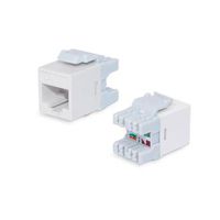 JACK RJ-45 DIXON CAT.6 CAL 22-26 AWG COLOR BLANCO P/N: KJ88-C6-US/WH