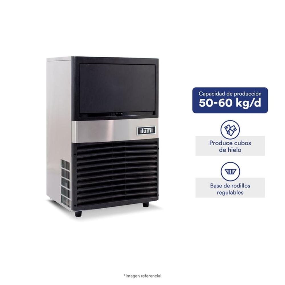 Maquina de Hielo Ilumi con Producción de 60 Kg/Día