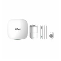 KIT ALARMA DAHUA 1 SENSOR PIR, 1 CONTACTO MAGNETICO ADMITE 150 DISPOSITIVOS P/N: ART-ARC3000H-03-W2