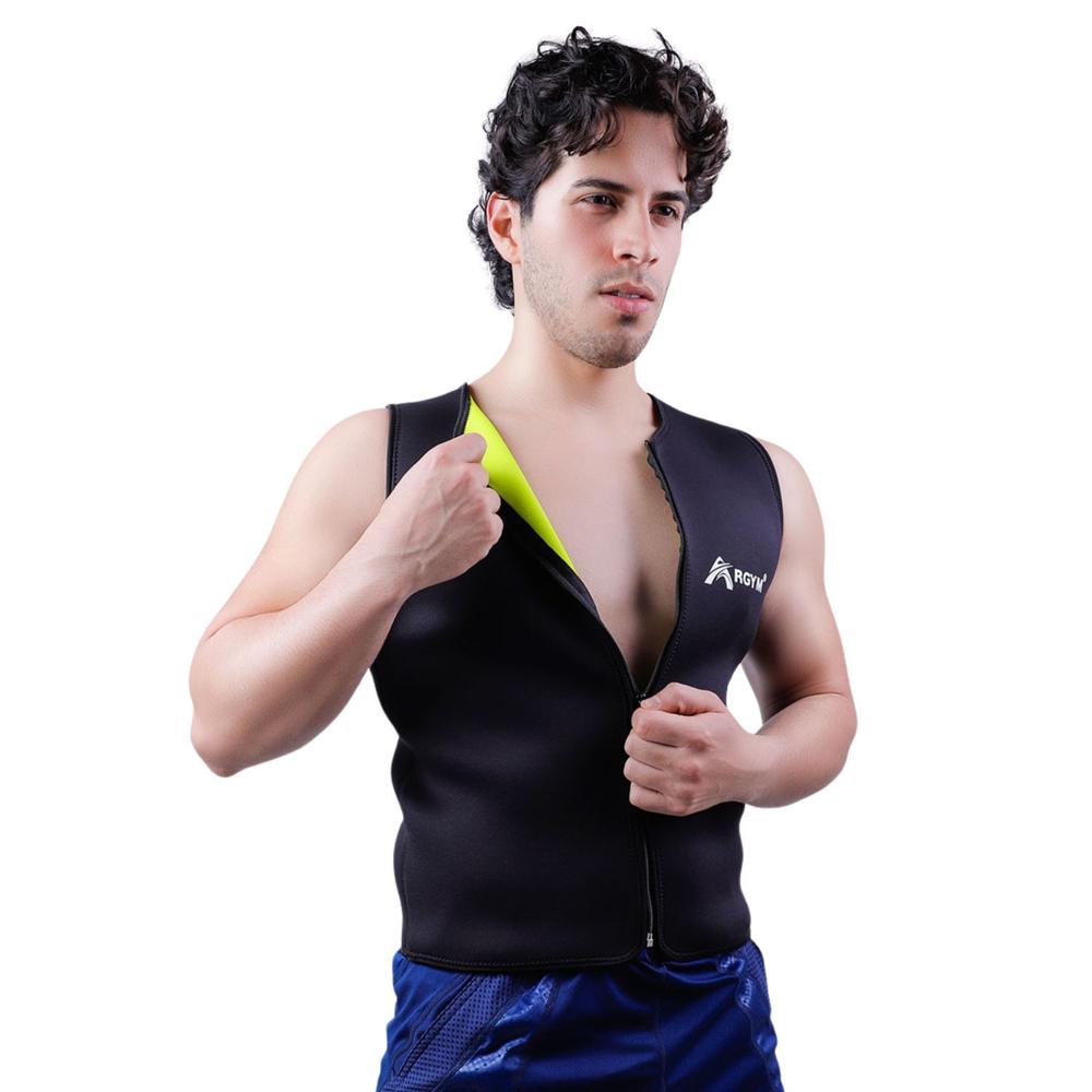 CHALECO CON CIERRE HOMBRE LARGO