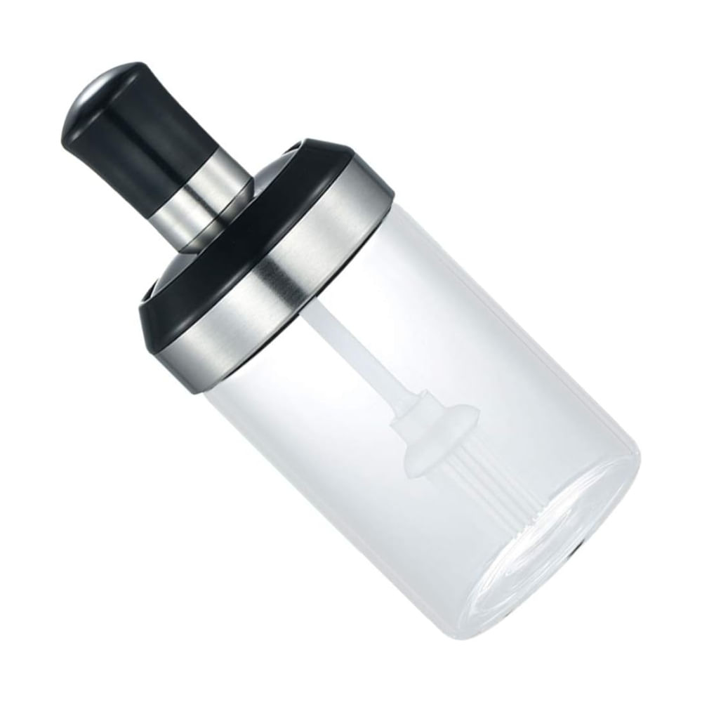 Set de 3 Condimenteros con Cepillo para Aceite Frasco de Vidrio