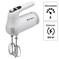 Batidora de Mano 5 Velocidades HM505 Blanca