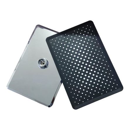 Cabezal Ducha Española Rectangular 30x20cm con Brazo de 40cm Cabezal Ducha Española Rectangular 30x20cm con Brazo de 40cm