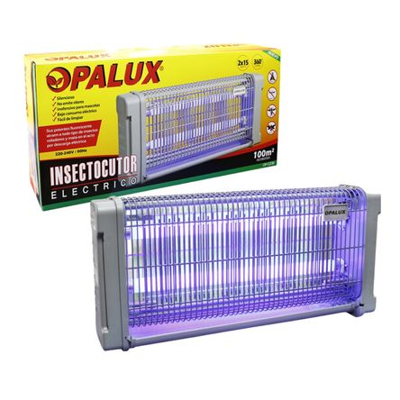 Insectocutor Mata Mosquitos y Moscas 30W 100m2 Opalux OP-C230 Insectocutor Mata Mosquitos y Moscas 30W 100m2 Opalux OP-C230