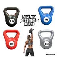 Pesa Rusa Kettebells de PVC 8 Kg