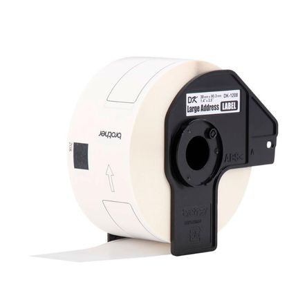 CINTA BROTHER DK-1208 PARA MODELO QL-700/QL-710W/QL-800/ 38MM X 90MM (400 ETIQ) P/N: DK1208