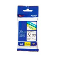 CINTA BROTHER TZE-211 1/4"" (6MM) NEGRO SOBRE BLANCO P/N: TZE211
