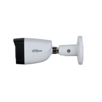 CAMARA DAHUA HDCVI TUBO 2MP DUAL LIGHT 20M IP67 C/MICROFONO BLANCO P/N: DH-HAC-HFW1200CM-IL-A
