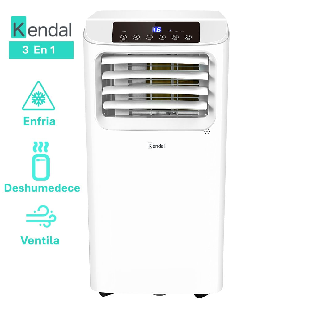 Aire Acondicionado Portatil y Deshumidificador KENDAL Kapp-7000BTU