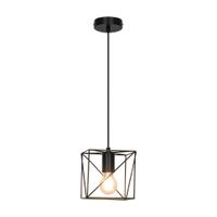 Lámpara Colgante Trendy Orange Cubo E27 Negro