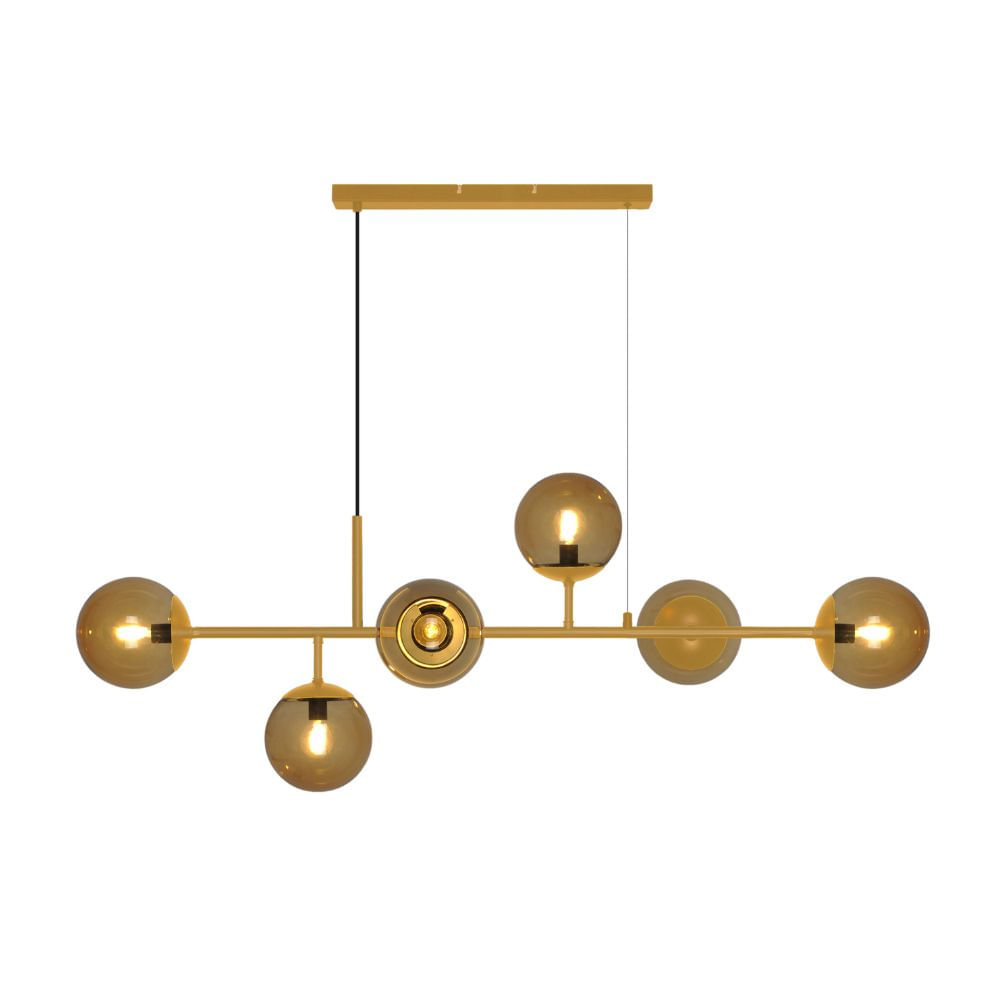 Lámpara Colgante Trendy Orange Vela E14 Oro