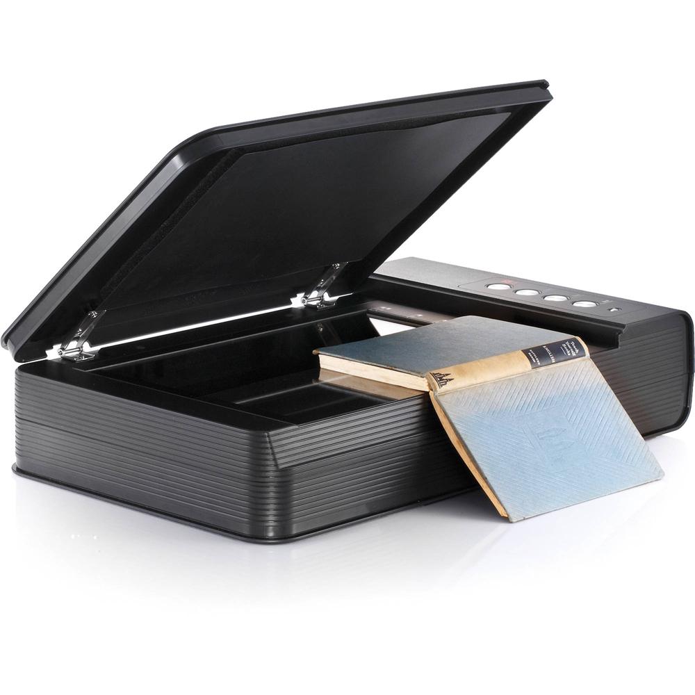 Plustek OpticBook 4800: Escáner Rápido de Libros con Diseño Antisombra y Funciones de Un Solo Toque