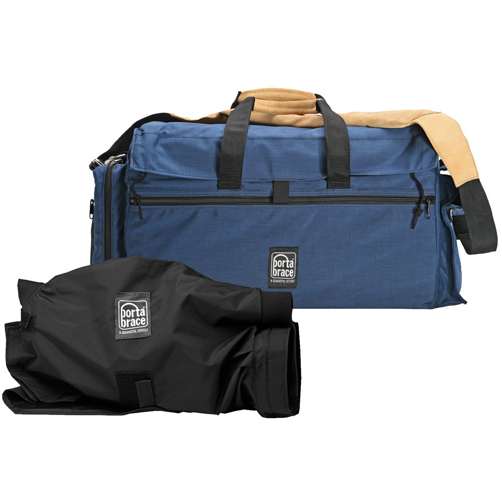 PortaBrace DVO-3-QS-M4 Funda Organizadora DV (Azul Firmado) - Compatible con Camcorders de hasta 16""