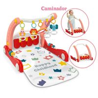 Gimnasio Caminador 2en1 Musical King Walker Rojo