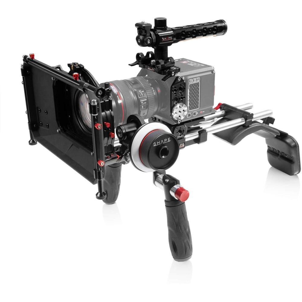 Sistema de Montaje en Hombro SH con Matte Box y Kit de Follow Focus para RED KOMODO - Incluye Cag