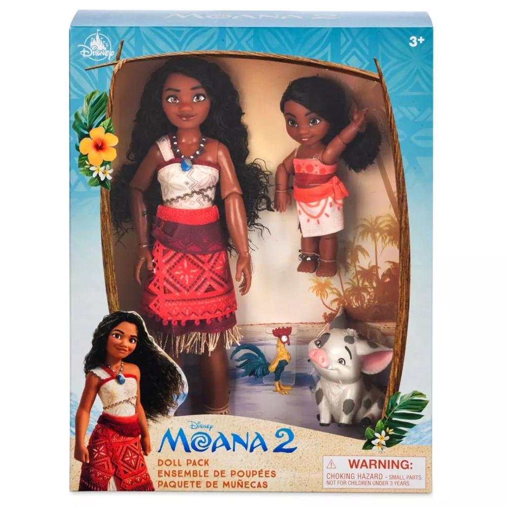 Moana 2 Set Princesas Moana Simea Heihei Pua Original
