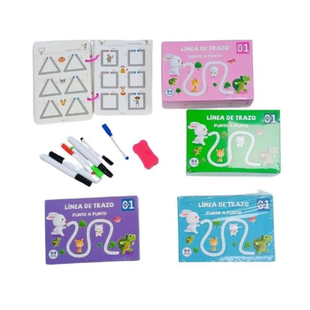 Libro De Trazos Mágicos Para Niñas