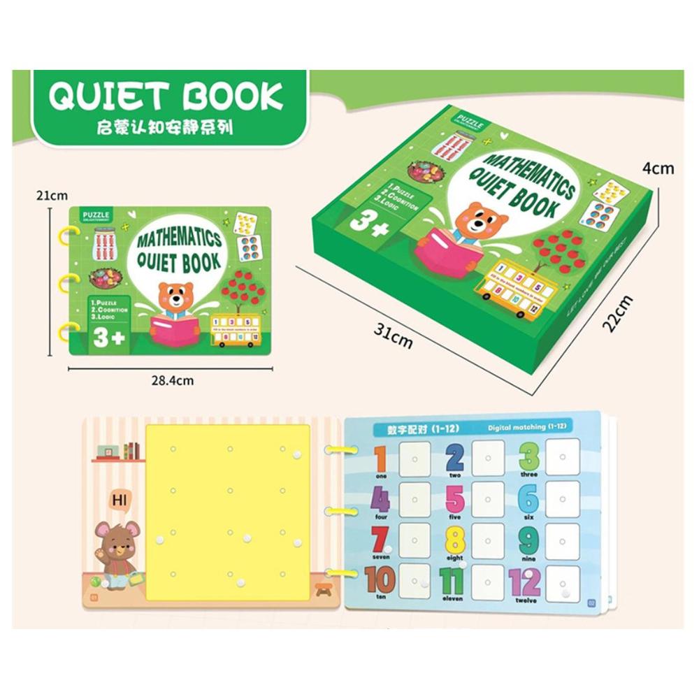 Libro Osito De Actividades Montessori De Matemáticas