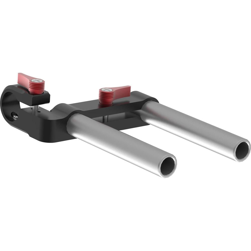 Soporte Trasero de Varilla de 15mm Vocas FCR-15 - Construcción de Aluminio, Compatible con Sistema L