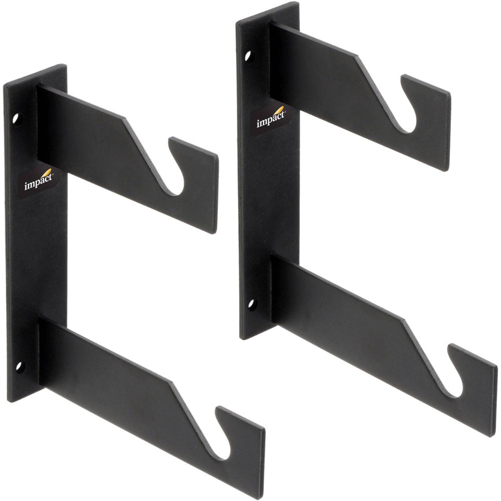 Soporte Doble para Fondos Impact (Juego de 2) - Compatible con Rollos de Papel, Montaje en Pared o T