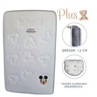 Colchón Plus para Bebé bordes Gris