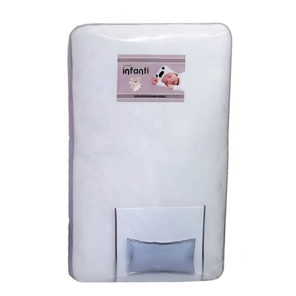 Colchón de bebe Fino Con Cambiador para Pack and Play Gris