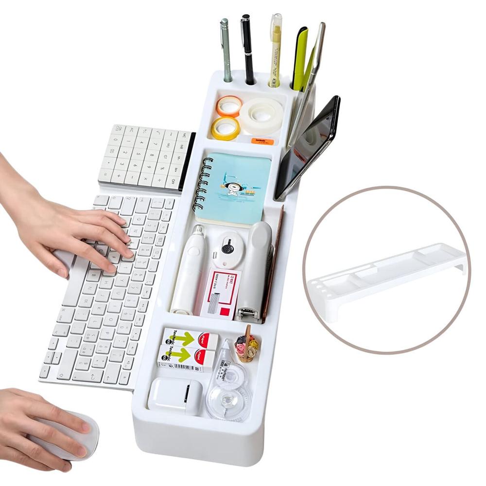 Organizador De Escritorio Elevado Multiuso Blanco  507BL05