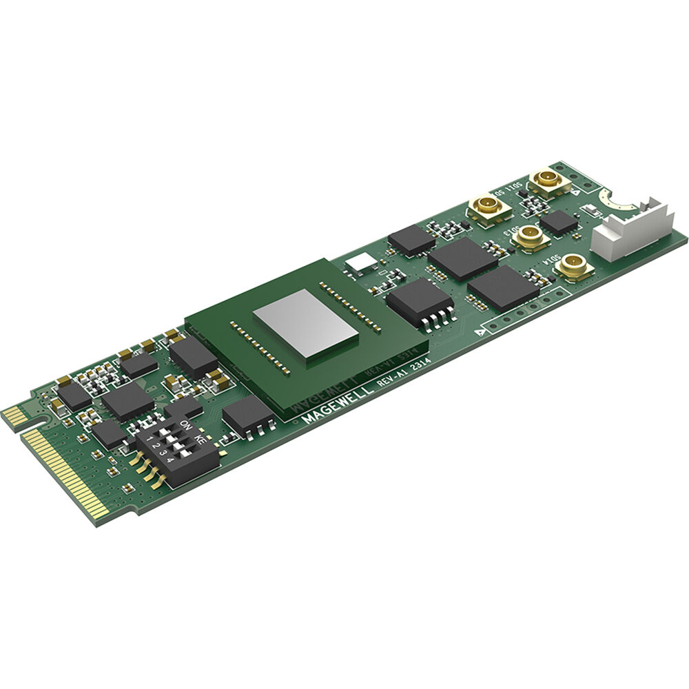 Tarjeta de Captura Magewell Eco Capture 12G-SDI 4K Plus M.2 - Soporta Video DCI 4K 60, 12G-SDI y 3G-